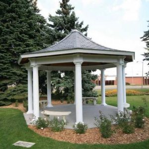 Luxury gazebo custom design in Dubai with modern outdoor seating and premium materials